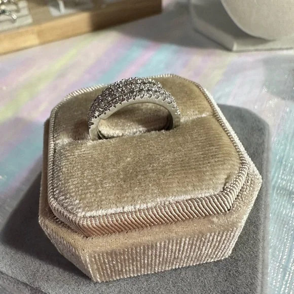 New sterling silver wrap crystal ring - Picture 4 of 4